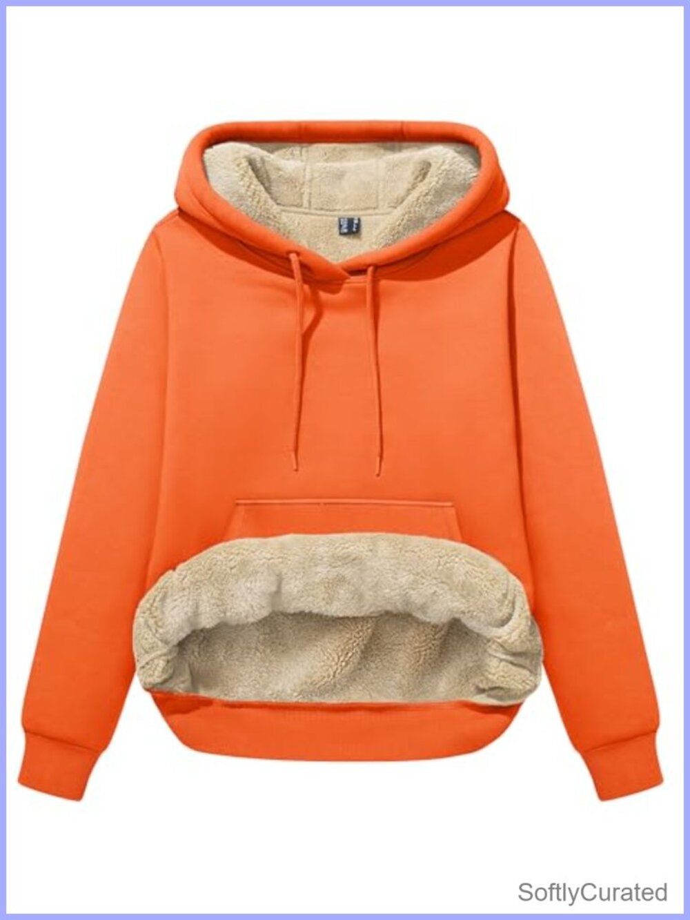 Women's Sherpa Fleece Lined Hoodie Pullover Warm Sweatshirt